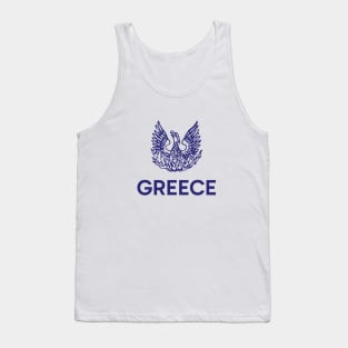 Greece National Symbol Tank Top